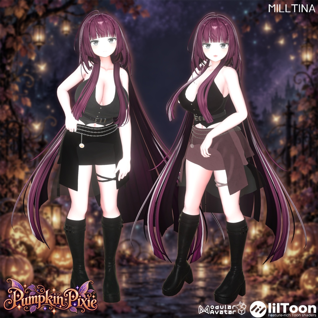 SALE 【18 Avatars】🎃 NO_06. Pumpkin Pixie