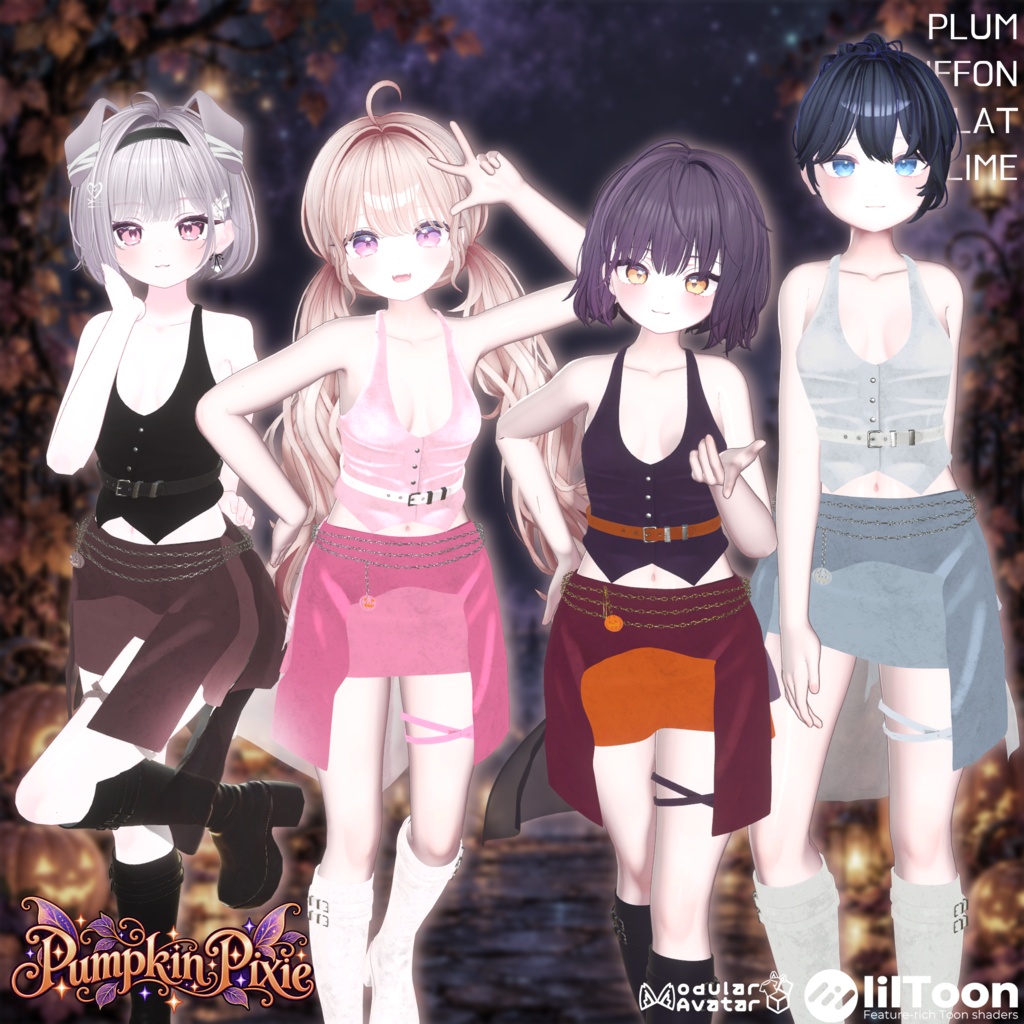 SALE 【18 Avatars】🎃 NO_06. Pumpkin Pixie