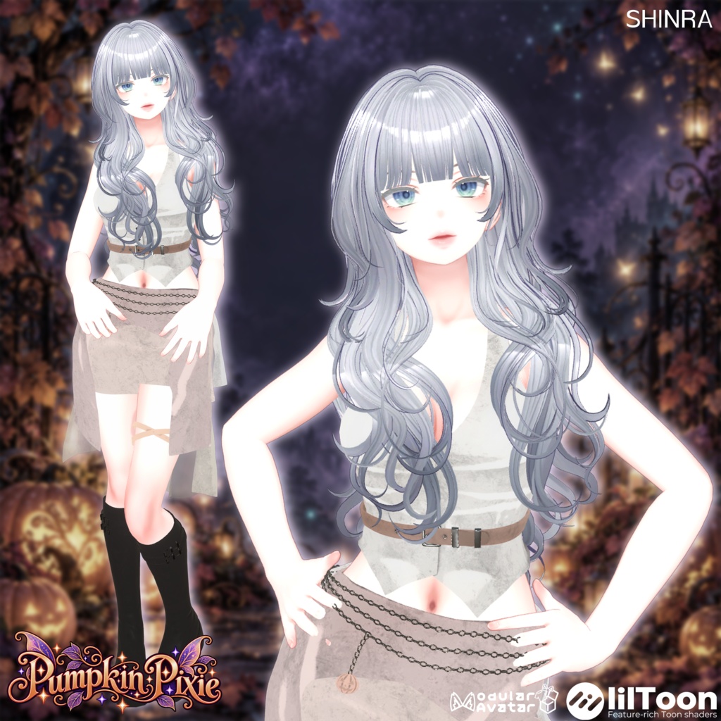SALE 【18 Avatars】🎃 NO_06. Pumpkin Pixie