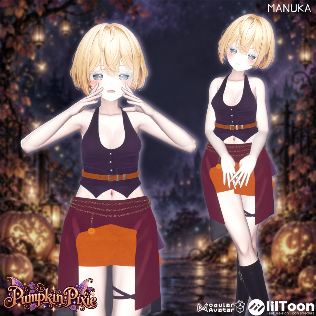 SALE 【18 Avatars】🎃 NO_06. Pumpkin Pixie