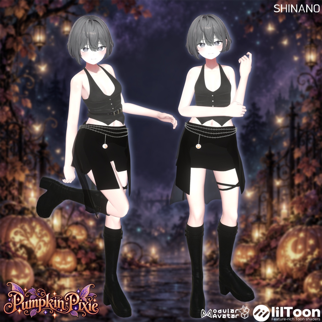 SALE 【18 Avatars】🎃 NO_06. Pumpkin Pixie