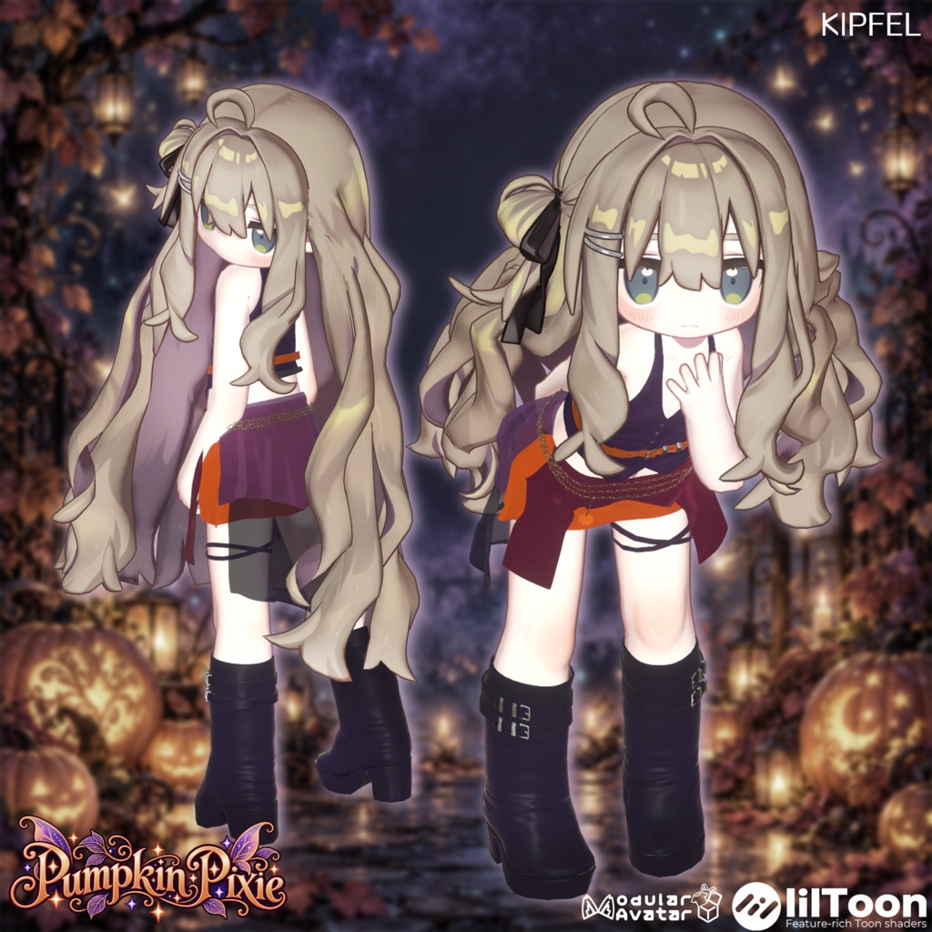 SALE 【18 Avatars】🎃 NO_06. Pumpkin Pixie