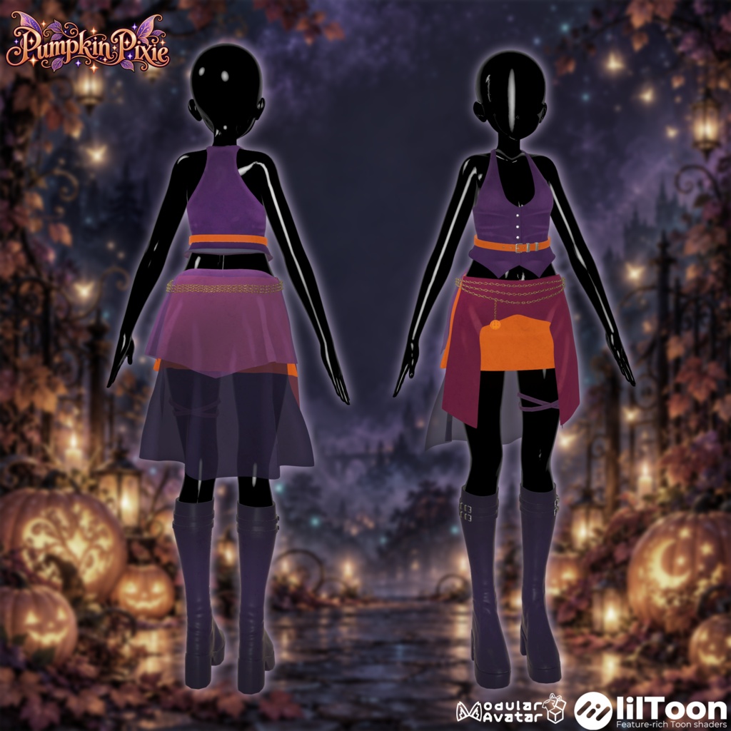 SALE 【18 Avatars】🎃 NO_06. Pumpkin Pixie