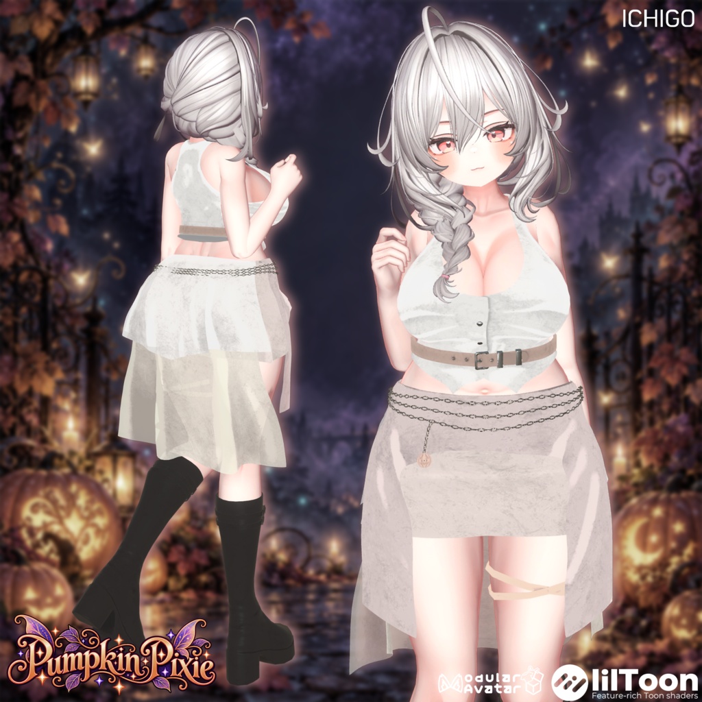 SALE 【18 Avatars】🎃 NO_06. Pumpkin Pixie