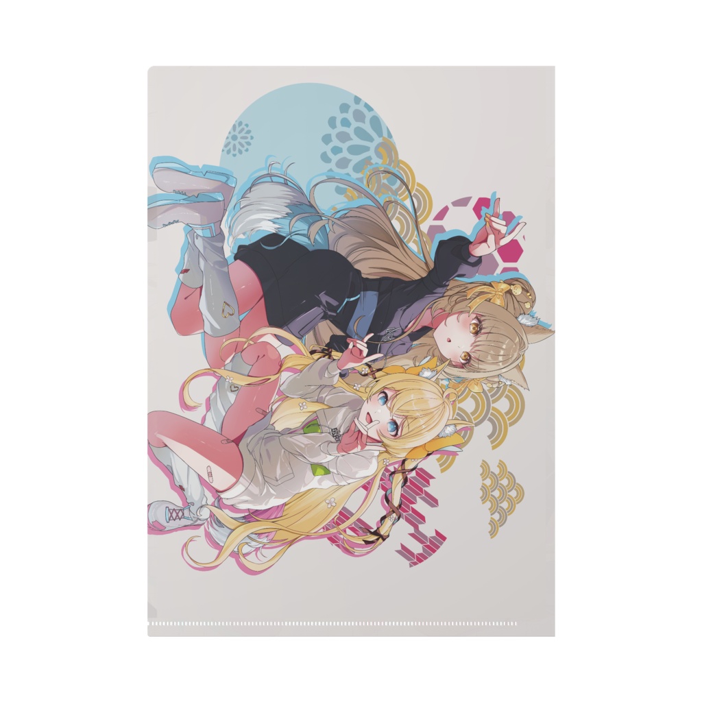 蜜音はに 空音杏 キスキツネ クリアファイル