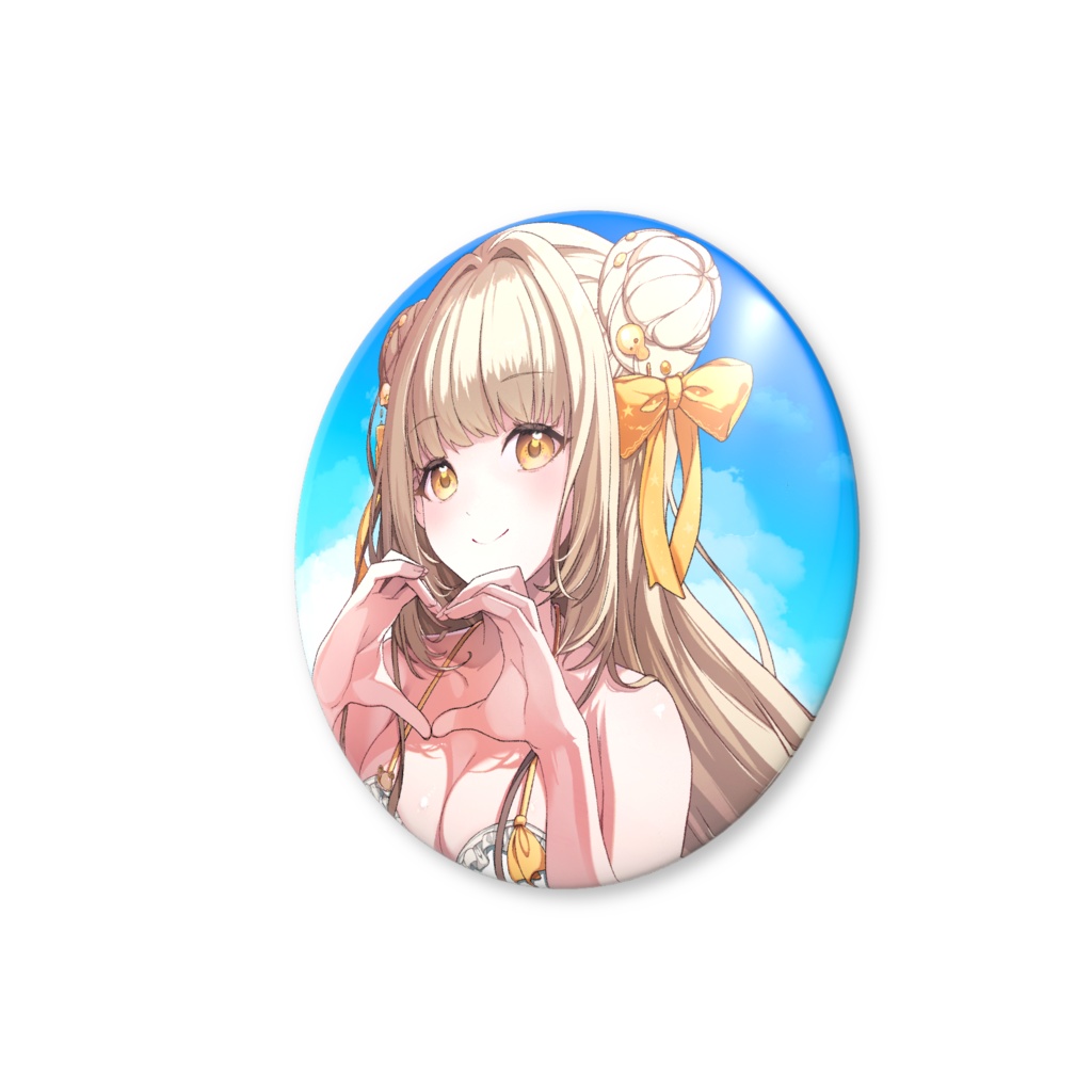 蜜音はに アイワナムチュー 缶バッジ