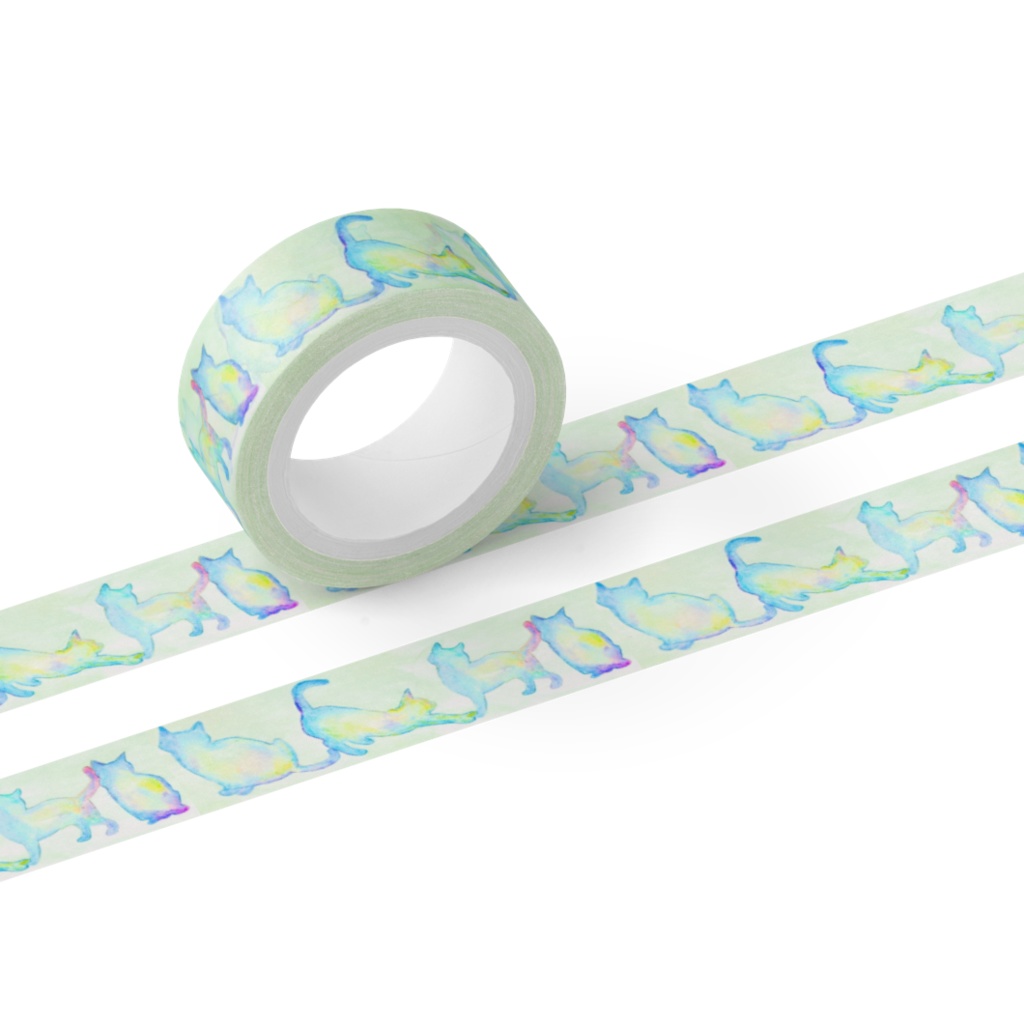 猫空色マスキングテープ