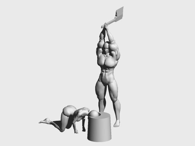 処刑具:断頭台&斧