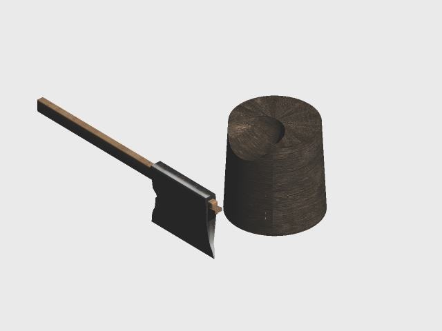 処刑具:断頭台&斧