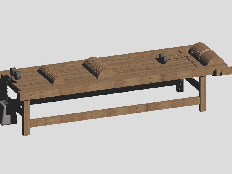 拷問具：身体伸ばし台 TYPE-A