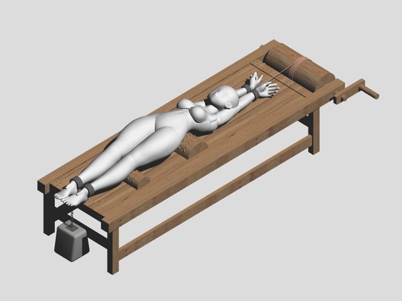 拷問具:身体伸ばし台 TYPE-A