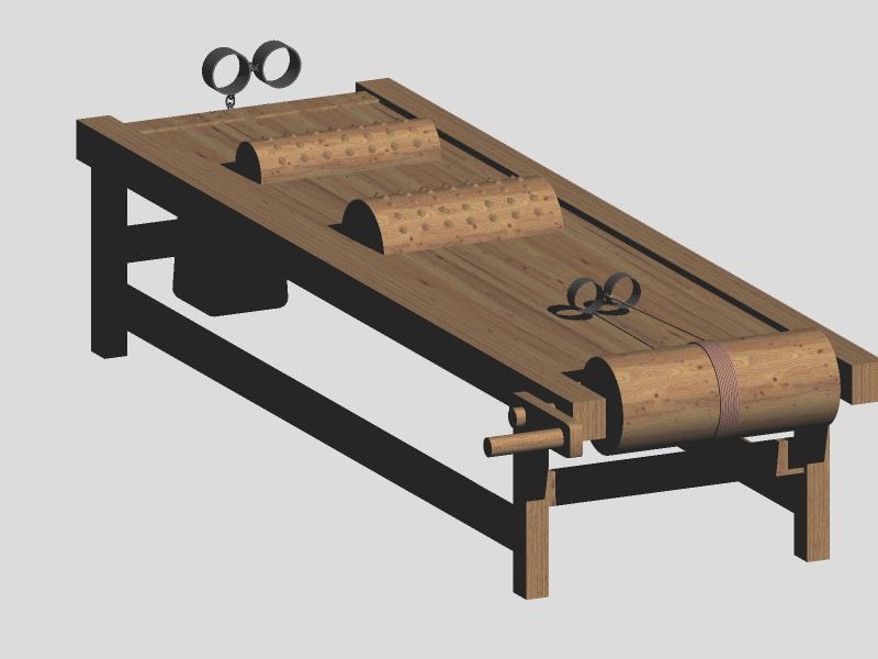 拷問具:身体伸ばし台 TYPE-A
