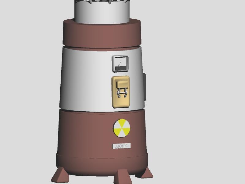 昭和レトロ:家庭用原子力ポータブル発電機