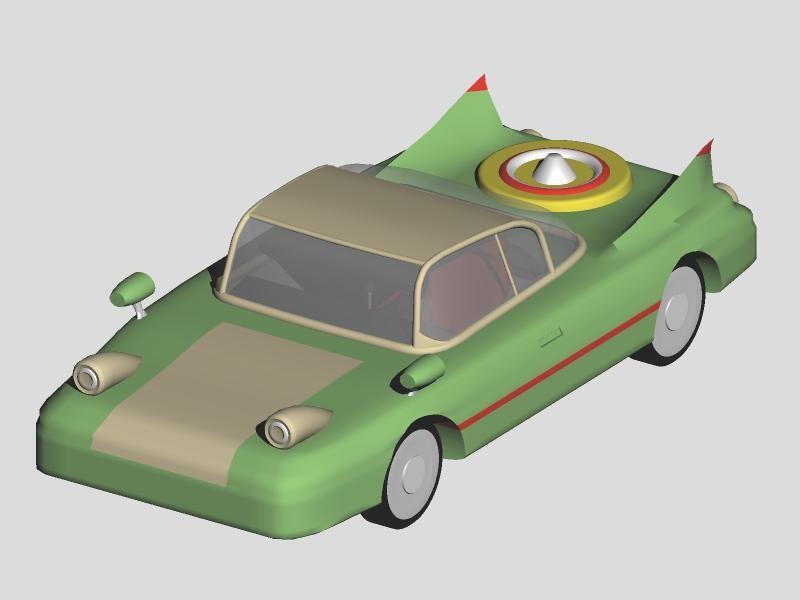 昭和レトロ:50年代風原子力カー