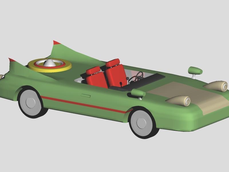 昭和レトロ:50年代風原子力カー