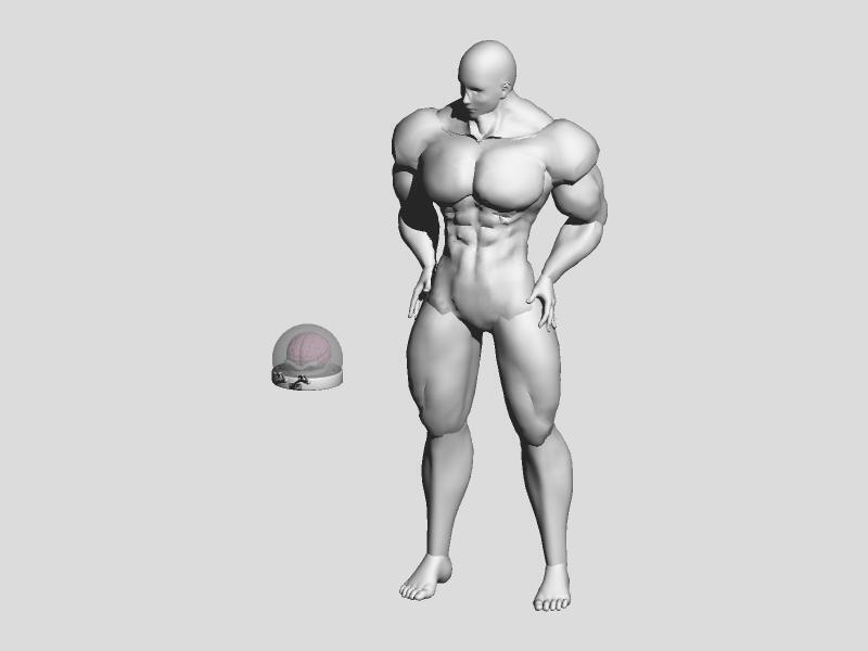 昭和レトロ:脳だけサイボーグ