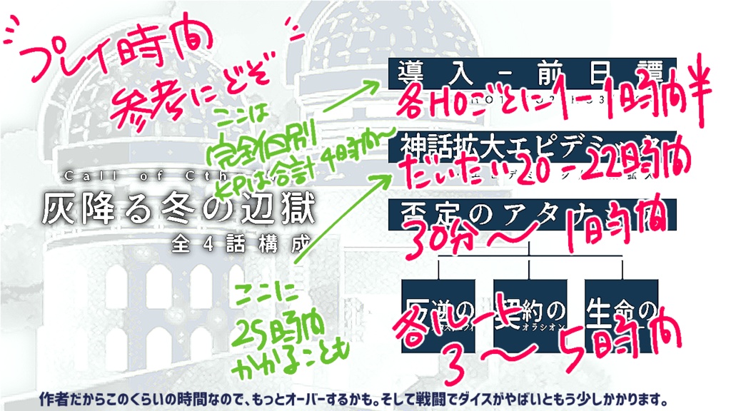 無料 / CoC:灰降る冬の辺獄