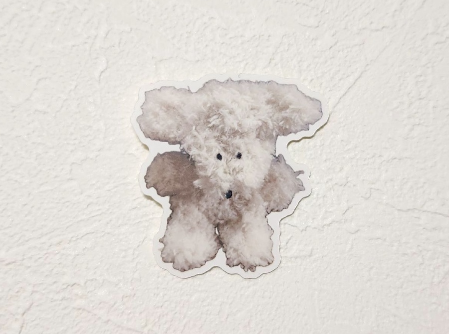 ダイカットステッカー／Ｔのいぬ