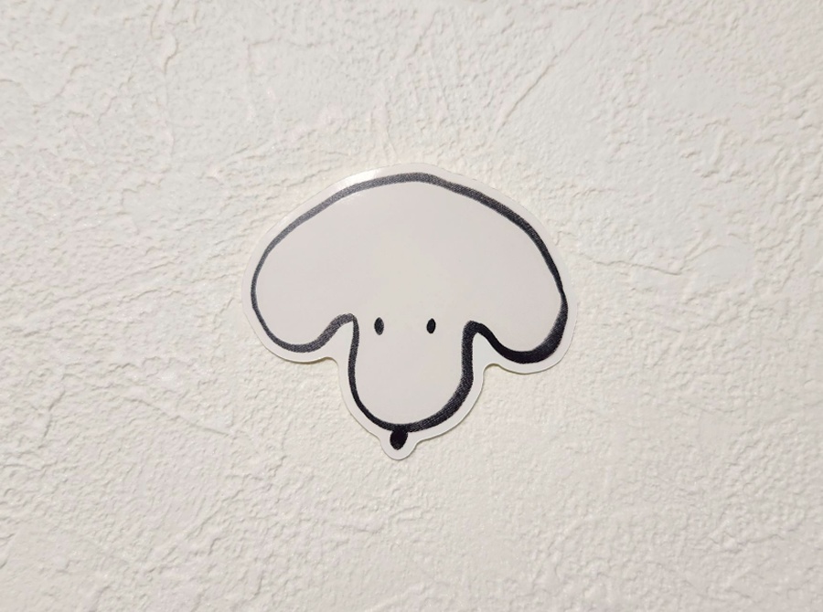 ダイカットステッカー／しょうめん　え