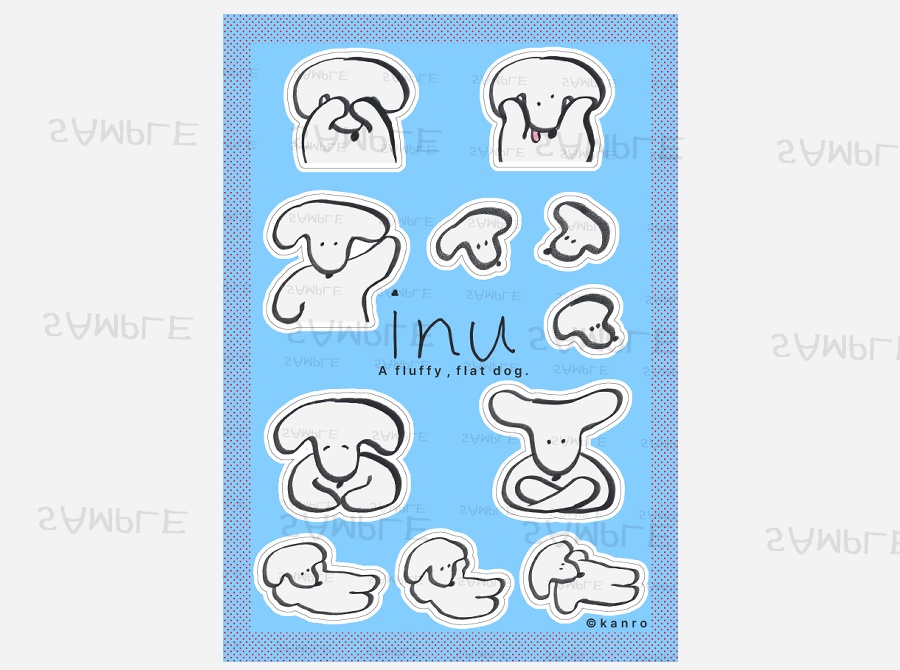 ハーフカットシール／え ①