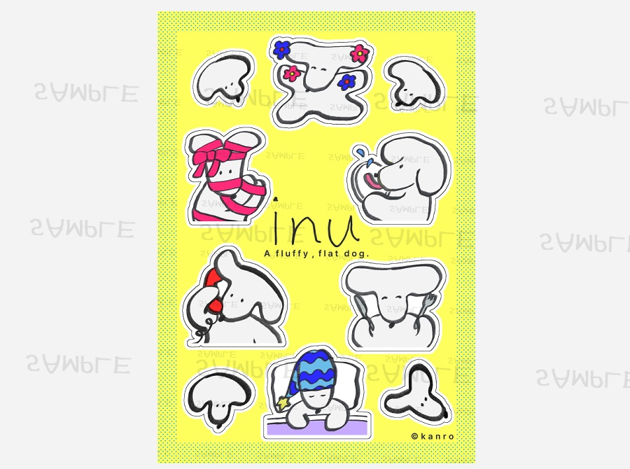 ハーフカットシール／え ②