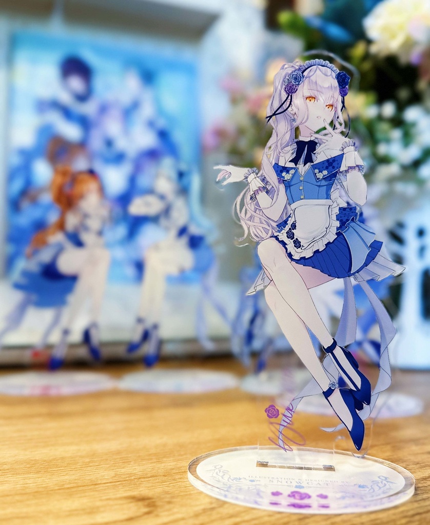 バンドリ Roselia 【BlueRose Cafe】 アクリルスタンド　- 湊友希那 -