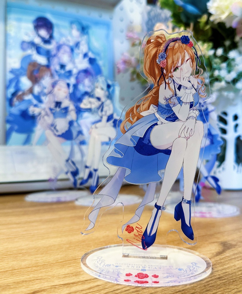 バンドリ Roselia 【BlueRose Cafe】 アクリルスタンド　- 今井リサ -