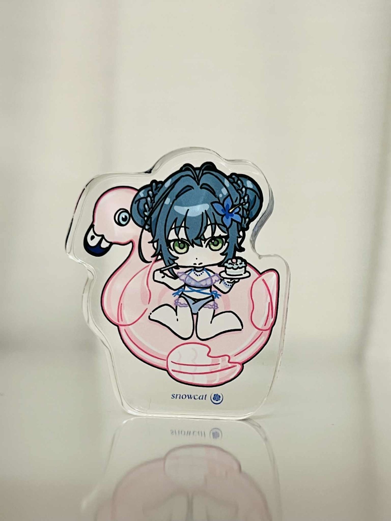 【BlueRose Cafe】学園アイドルマスター　月村手毬　夏の手毬アクリルミニブロック