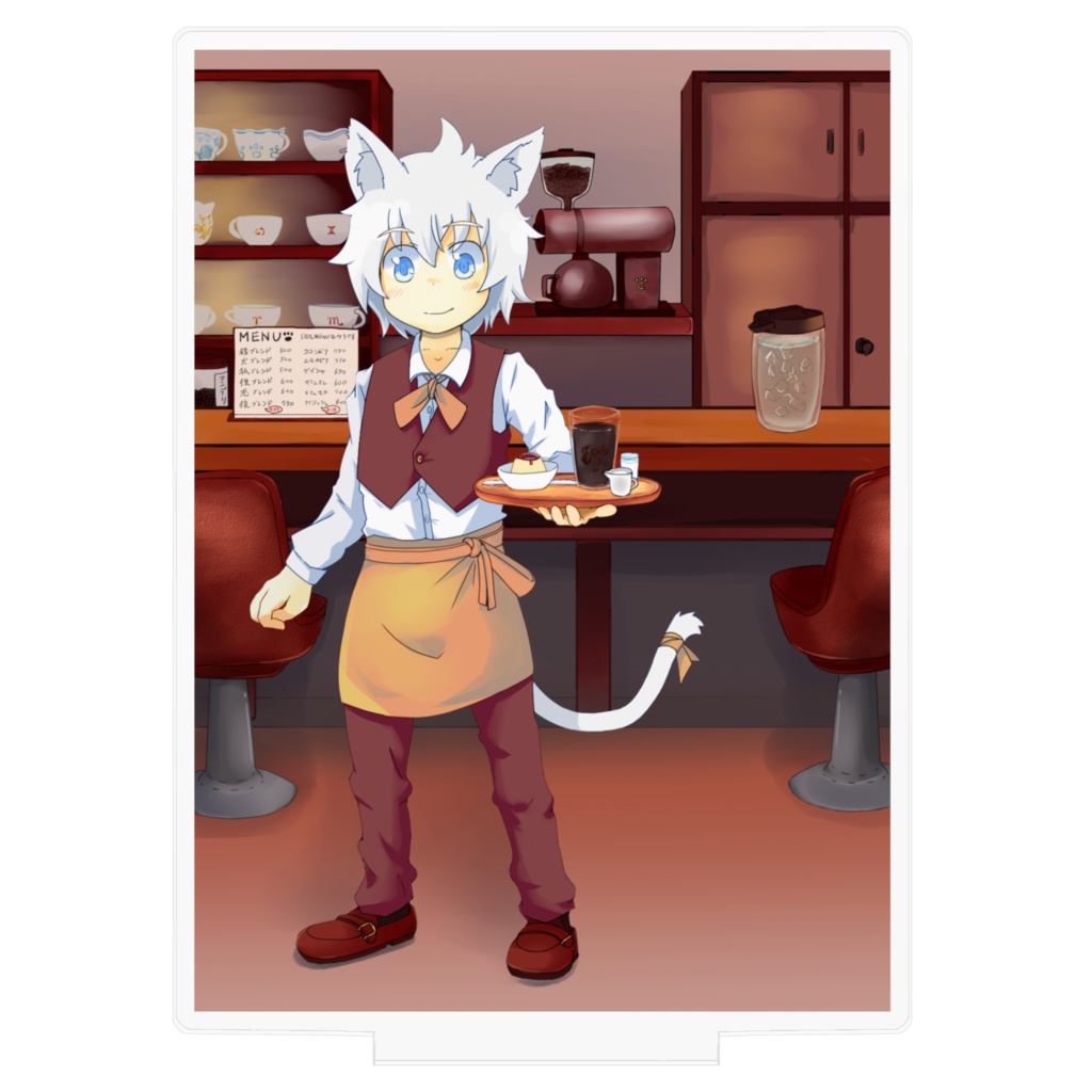 セイマくんアクリルスタンド(喫茶店背景Ver.)