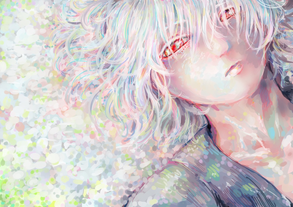 ポストカード１　『雪解けを待つ君』