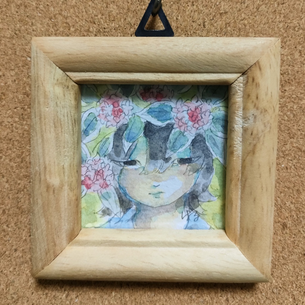 『沈丁花と少年』額装ミニ原画