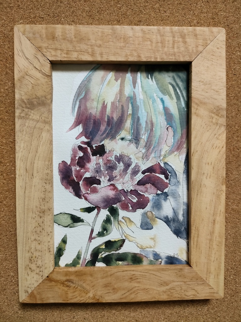 『芍薬を食む少年1』 『芍薬を食む少年2』原画