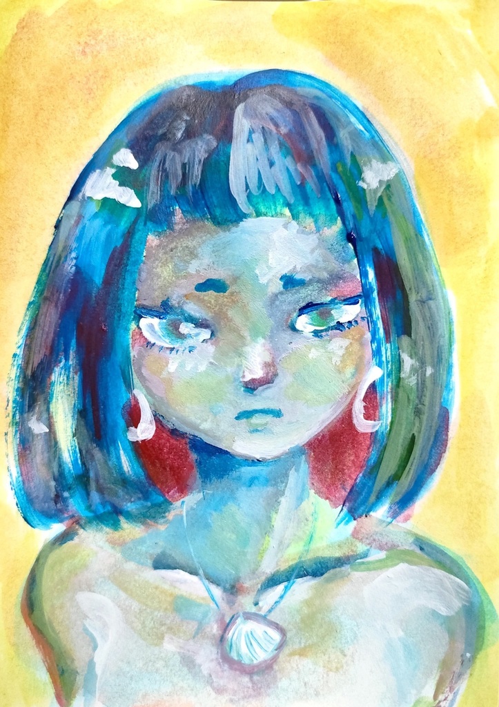 額装L判原画『姫』