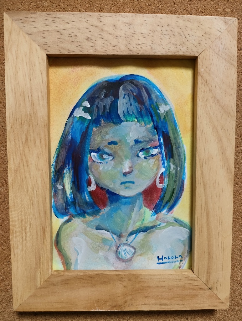 額装L判原画『姫』