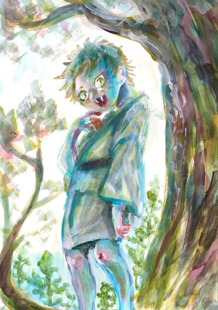 アクリル原画『君は誰』