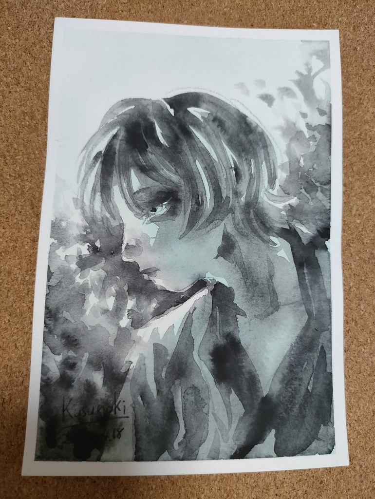 原画『花白緑』