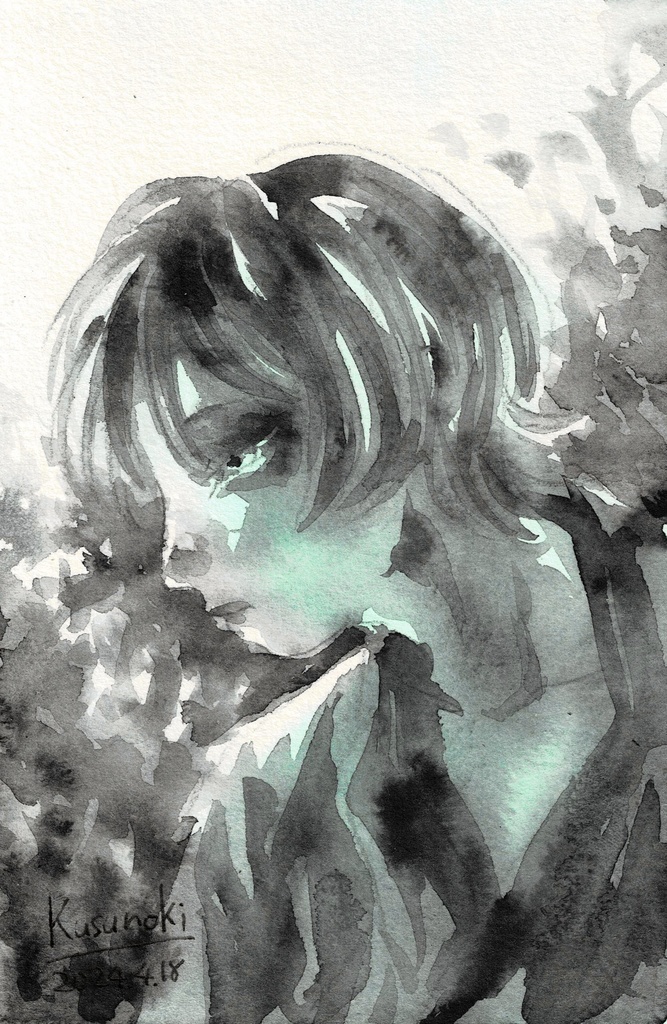 原画『花白緑』