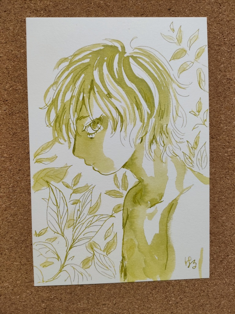 インクイラスト原画