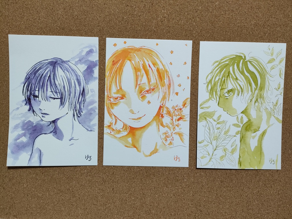 インクイラスト原画