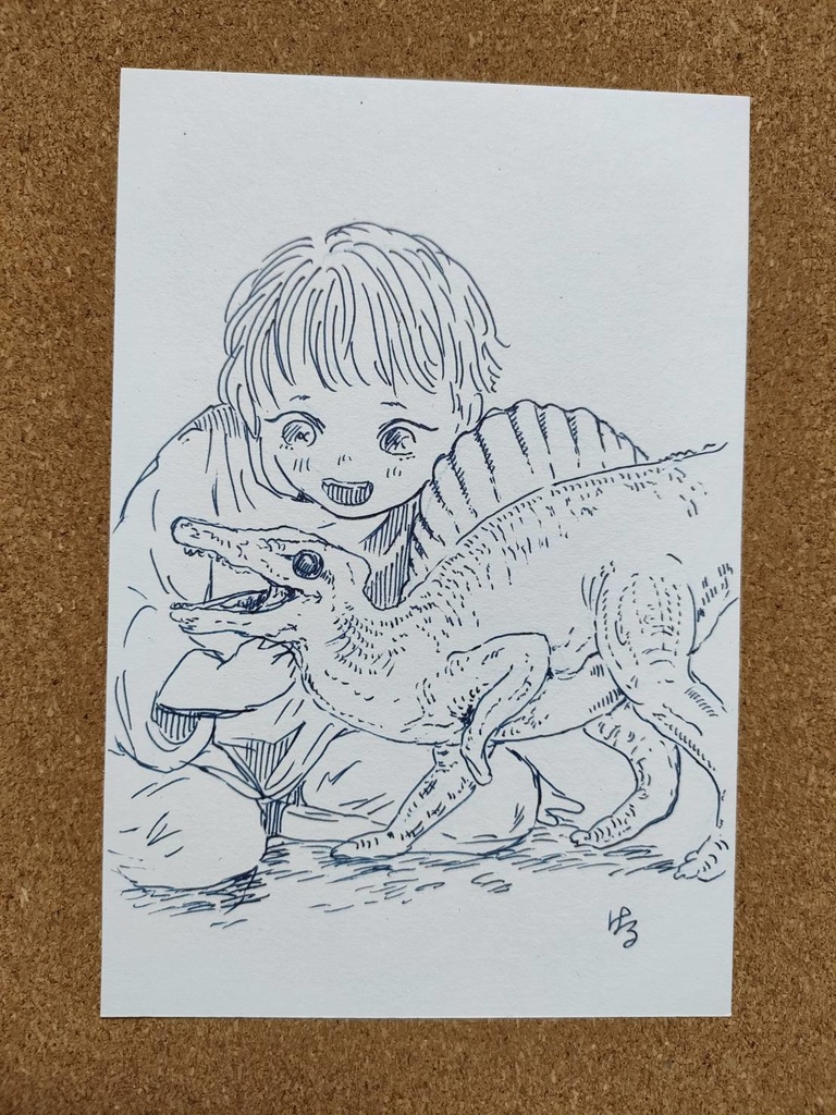原画『スピノサウルス』