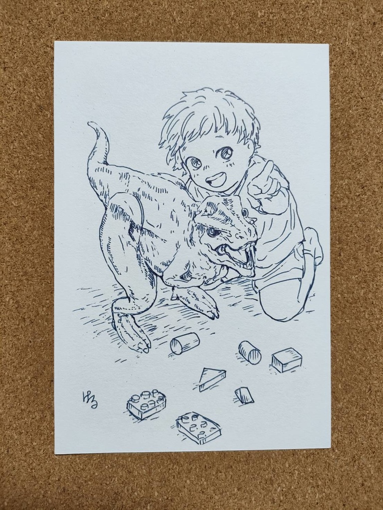 原画『ティラノサウルス』