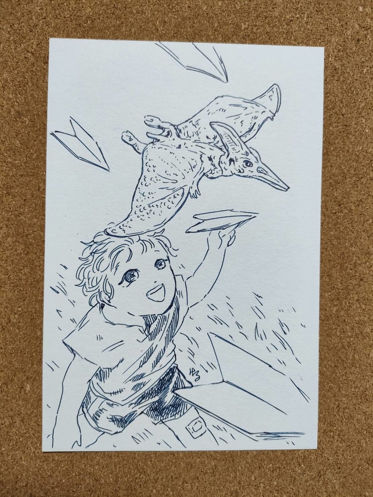 原画『プテラノドン』