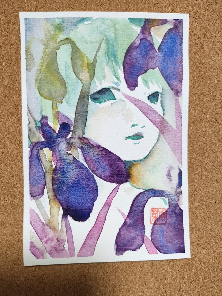 原画『菖蒲1』