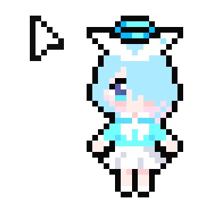 ブルーアーカイブ　アロナ　動くマウスカーソル