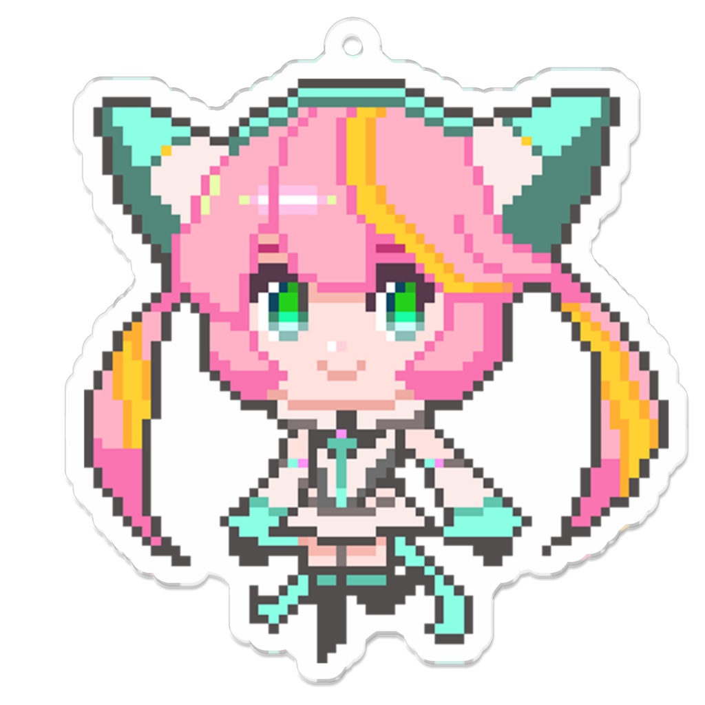 ミー子 ドット絵アクリルキーホルダー