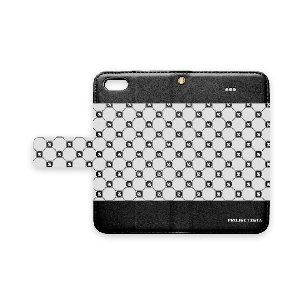 ProjectZeta 手帳型iPhoneケース パターンB(ベルト有り)