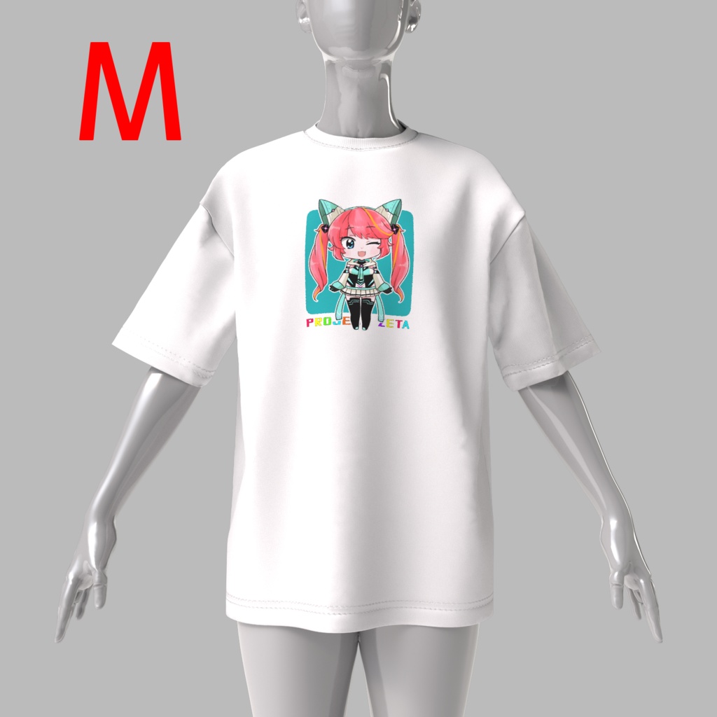 ミー子デフォルメビッグシルエットTシャツ