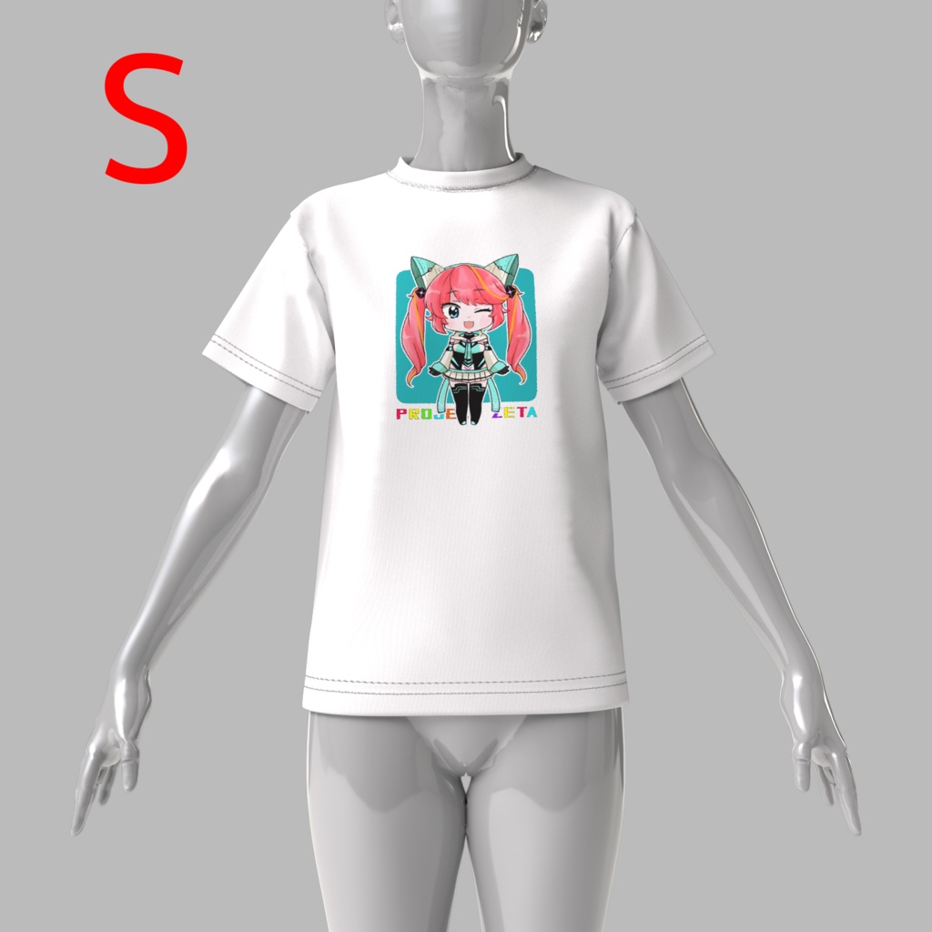 ミー子デフォルメビッグシルエットTシャツ