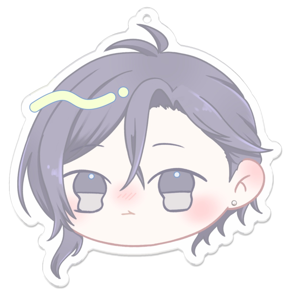 男体化衣装　もち顔アクリルキーホルダー