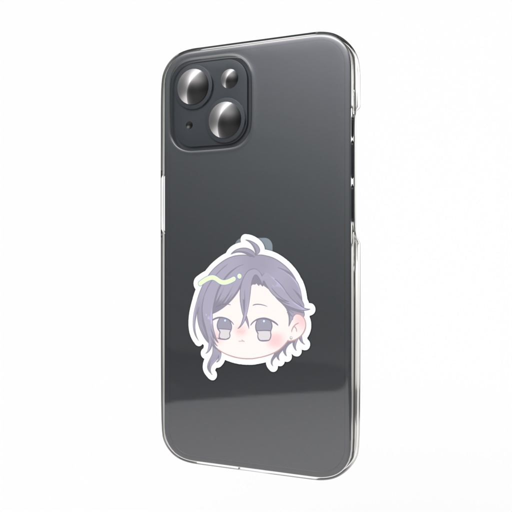 男体化衣装　もち顔ステッカー